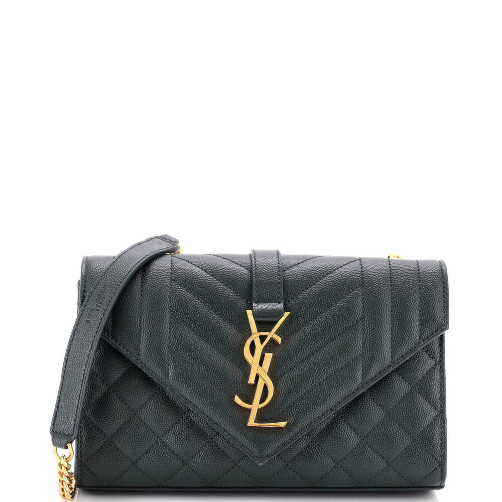 Saint Laurent Small Classic Monogram Envelope Satchel